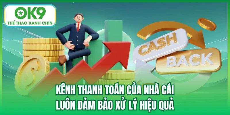 Kênh thanh toán của nhà cái luôn đảm bảo xử lý hiệu quả